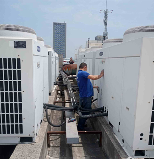 青白江中央空调制热和不制冷系统维修方法